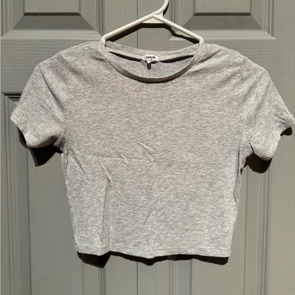 Basic grey crop top - Picture 1 of 1